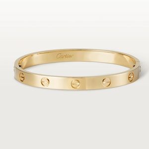 Designer inspired gold love bracelet bangle